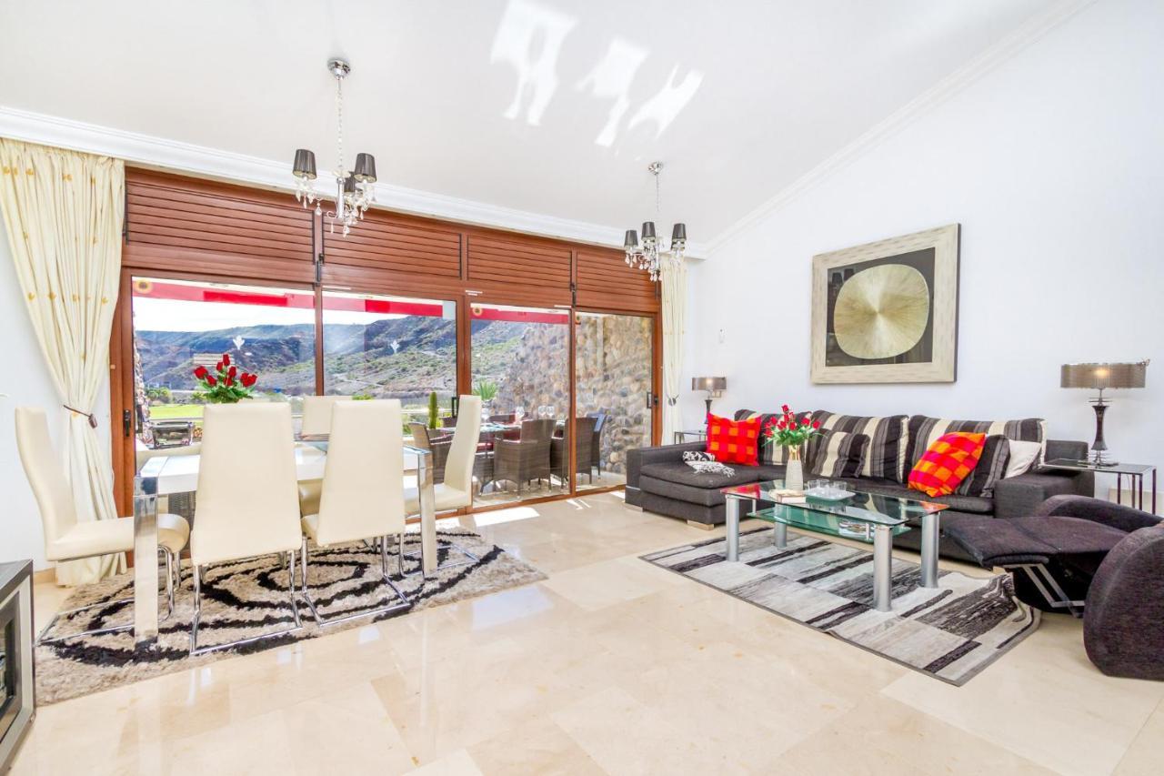 Casa Holmston, Duplex Villa With Hot Tub In Anfi Tauro Topaz Mogán Exteriér fotografie