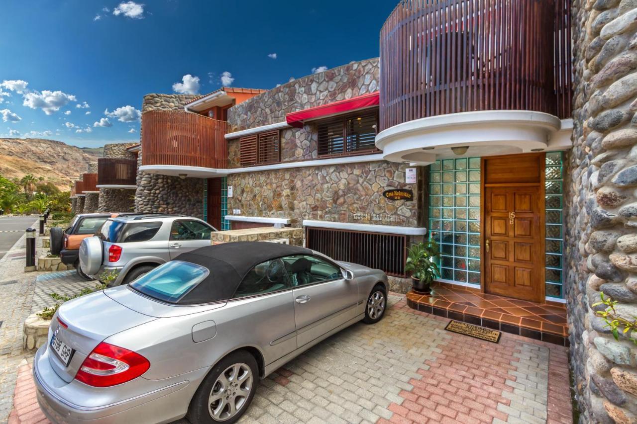 Casa Holmston, Duplex Villa With Hot Tub In Anfi Tauro Topaz Mogán Exteriér fotografie